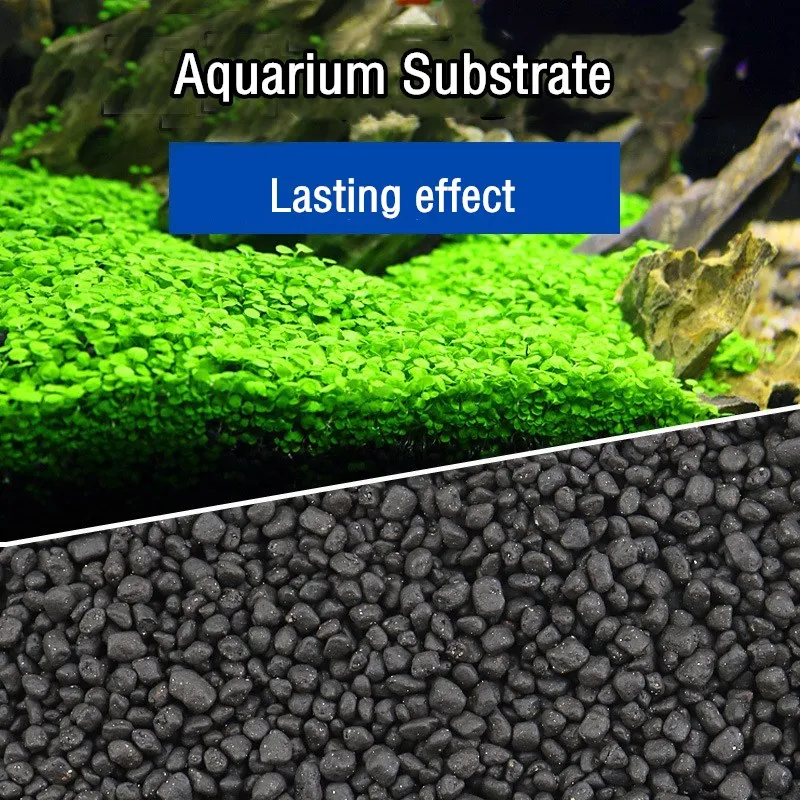 Aquarium Plant Glue - 500g Aquarium-Pflanzbodensubstrat Dünger Natürlicher Ton Kies