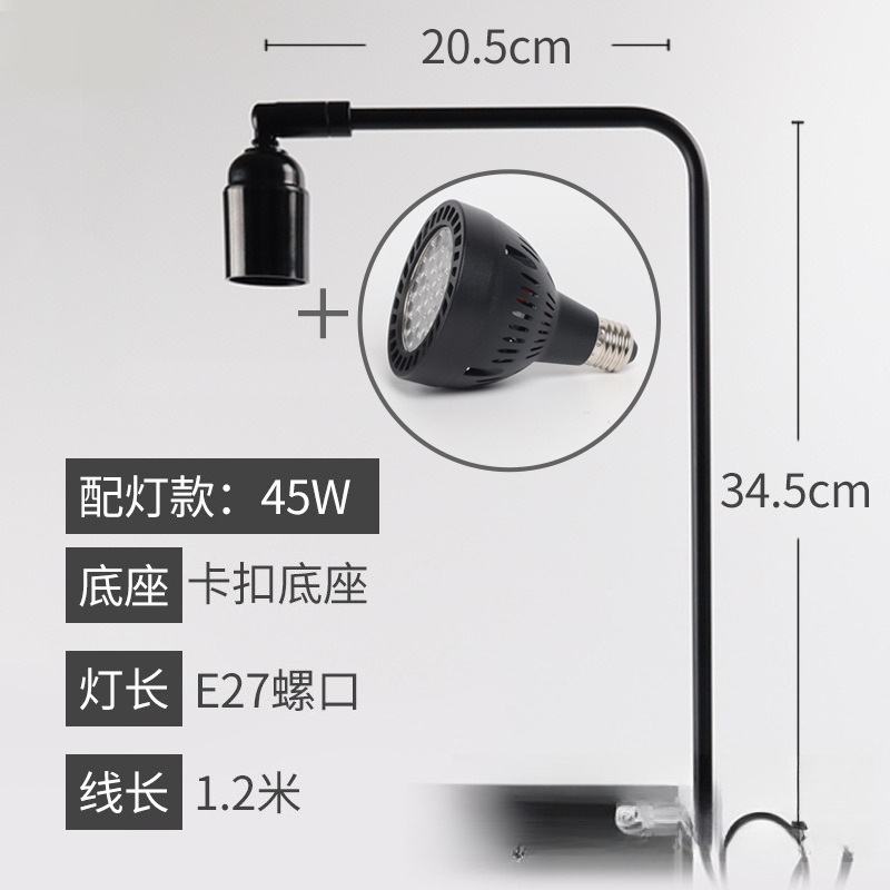 Led Planted Tank Light - LED-Aquariumbeleuchtung mit Ständer, Aquarienpflanzenlampe mit Schraubanschluss,