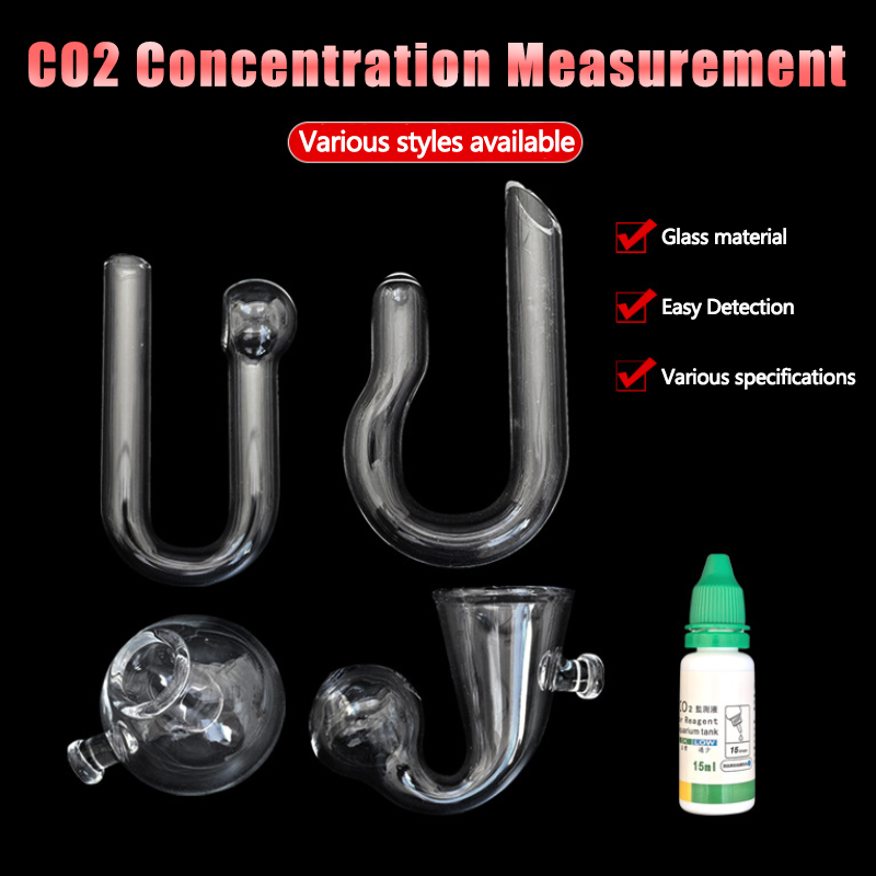 Glass Co2 Drop Checker - Diffuse Glas CO2 Drop Checker Aquarium