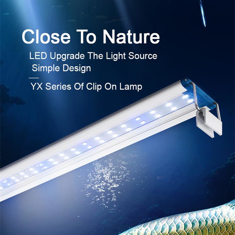 Led Planted Tank Light - Ausziehbare wasserdichte Clip auf Lampe für