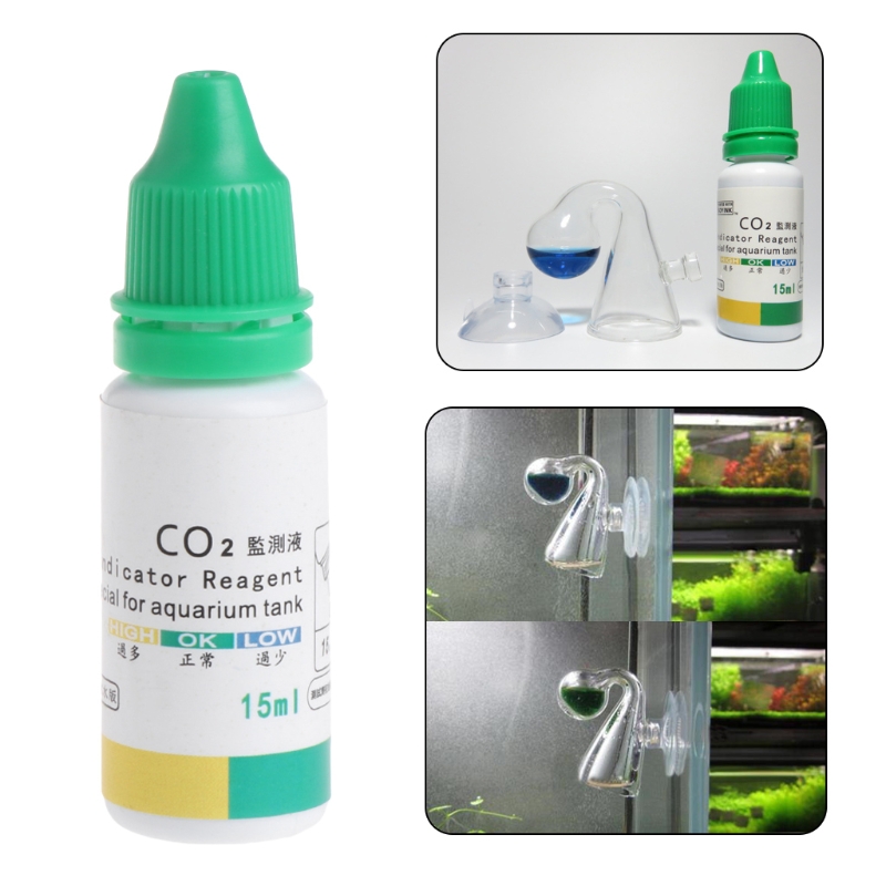 Glass Co2 Drop Checker - CO2 Aquarium Diffuse Glas Drop Checker