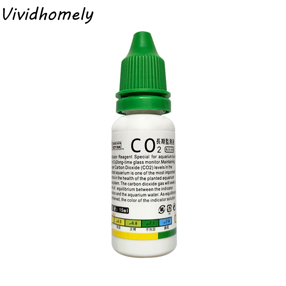 Glass Co2 Drop Checker - Aquarium-Gras-Fischbecken-Set für Wasserpflanzen, Aquarium-Tester, Monitor, Indikator,