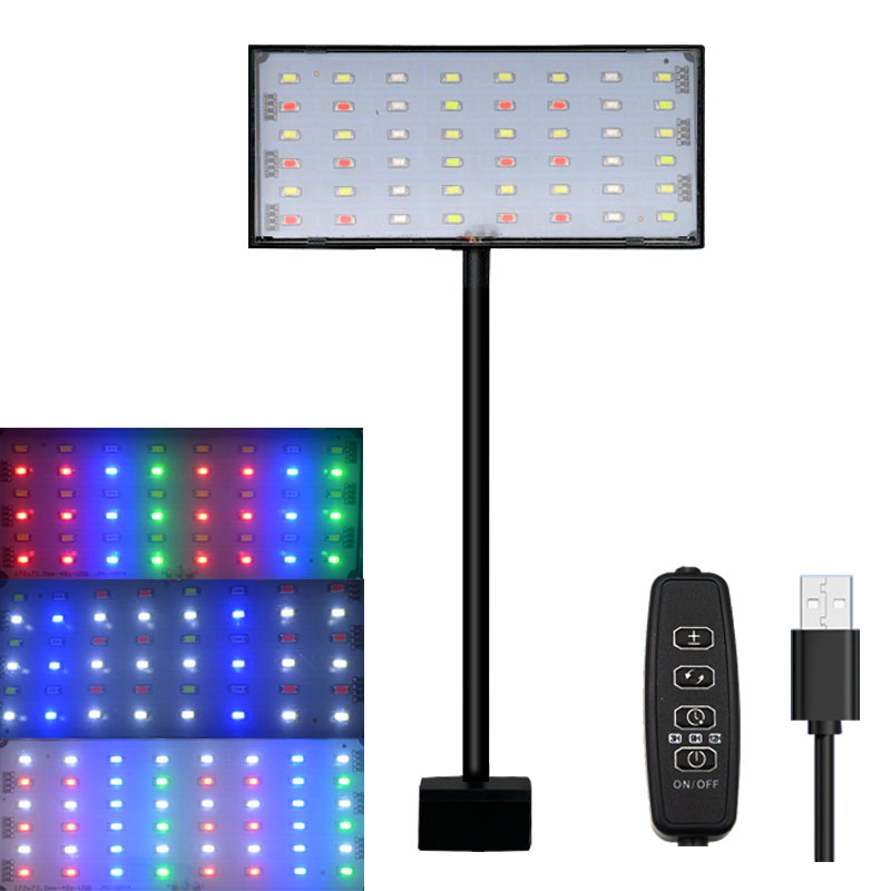 Led Planted Tank Light - Aquarium Fischbecken Vollspektrum LED-Beleuchtung mit Zyklus-Timer,