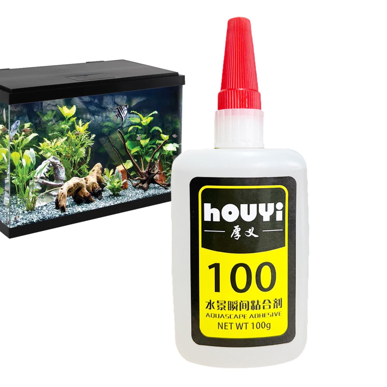 Aquarium Plant Glue - 50/100 g klarer Sofortkleber, Aquascaping, wasserfester