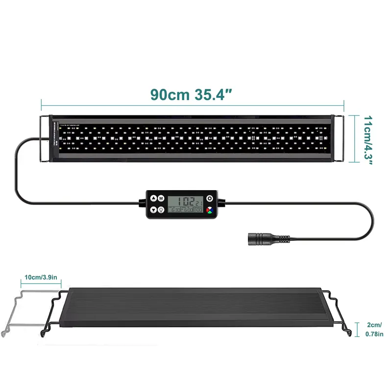 Led Planted Tank Light - SIROKA SRK-YFT 90 cm Vollspektrum LED-Aquariumbeleuchtung