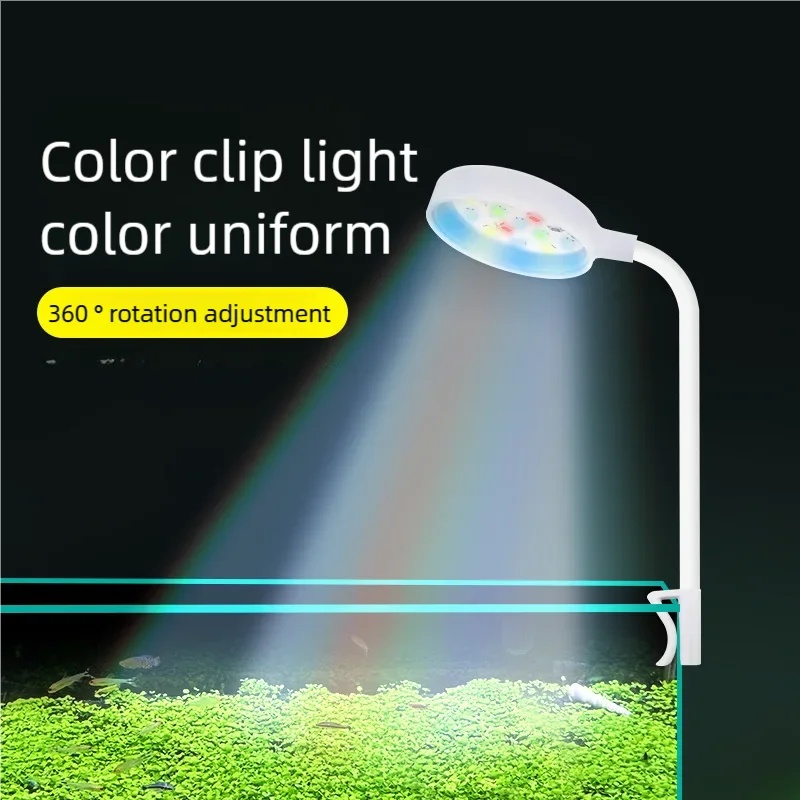 Led Planted Tank Light - 3W LED Clip-On Aquariumbeleuchtung Vollspektrum USB