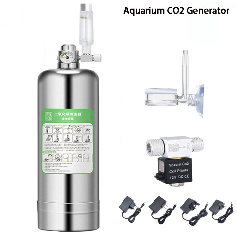 Planted Aquarium Co2 Kit - Aquarium CO2 Generator System Kit Edelstahl