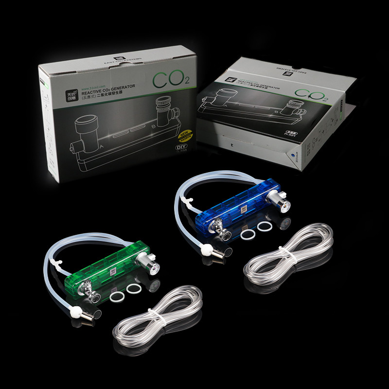 Planted Aquarium Co2 Kit - CO2-Generator-System-Kit mit Druckmesser, Sicherheitsventil, Luftstromregler, CO2-Diffusor