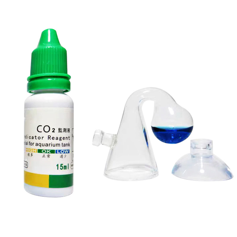 Glass Co2 Drop Checker - Aquarium CO2 Anzeige Lösung Monitor Pflanzen