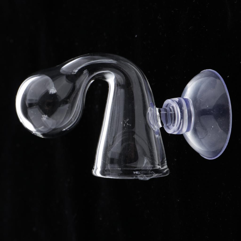 Glass Co2 Drop Checker - Aquarium CO2-Monitor Glas-Tropfenzähler Kohlendioxid-Tester für Aquarium