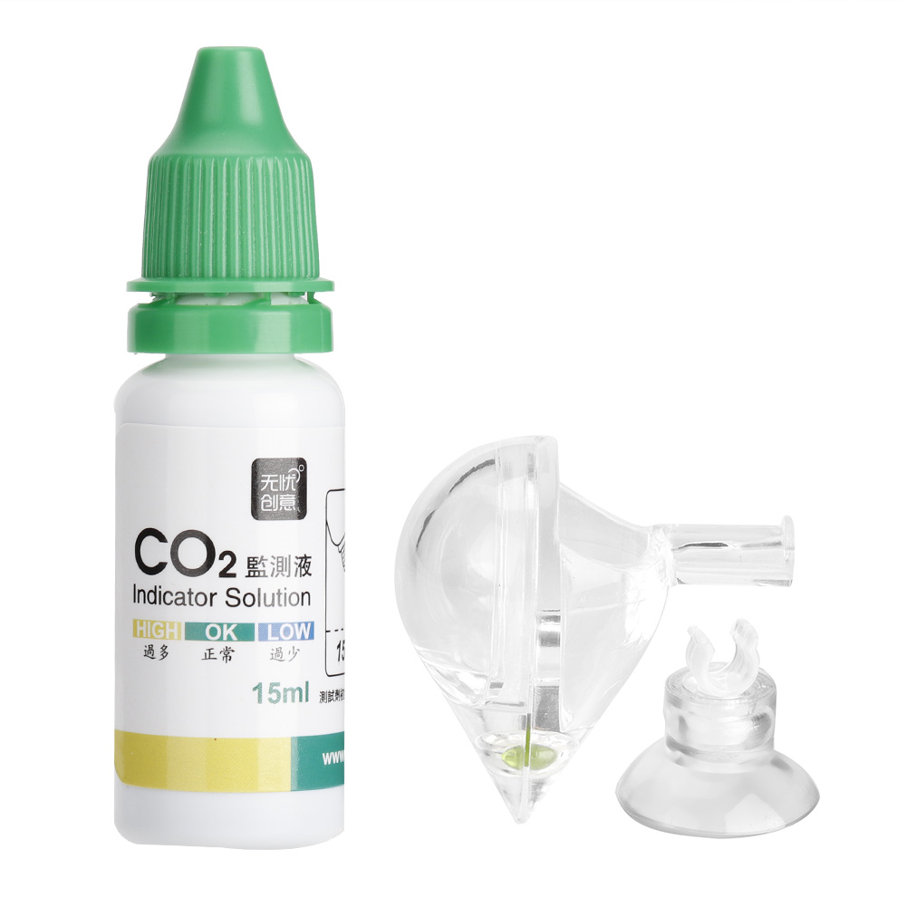 Glass Co2 Drop Checker - Fisch CO2-Monitor Aquarium CO2-Monitor Aquarium Fisch