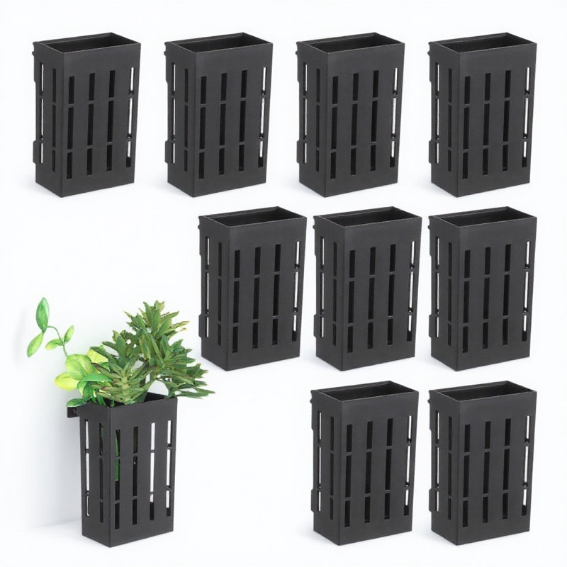 Aquarium Plant - 10 Stück Aquatische Pflanzenkörbe Hängende Wandmontierte