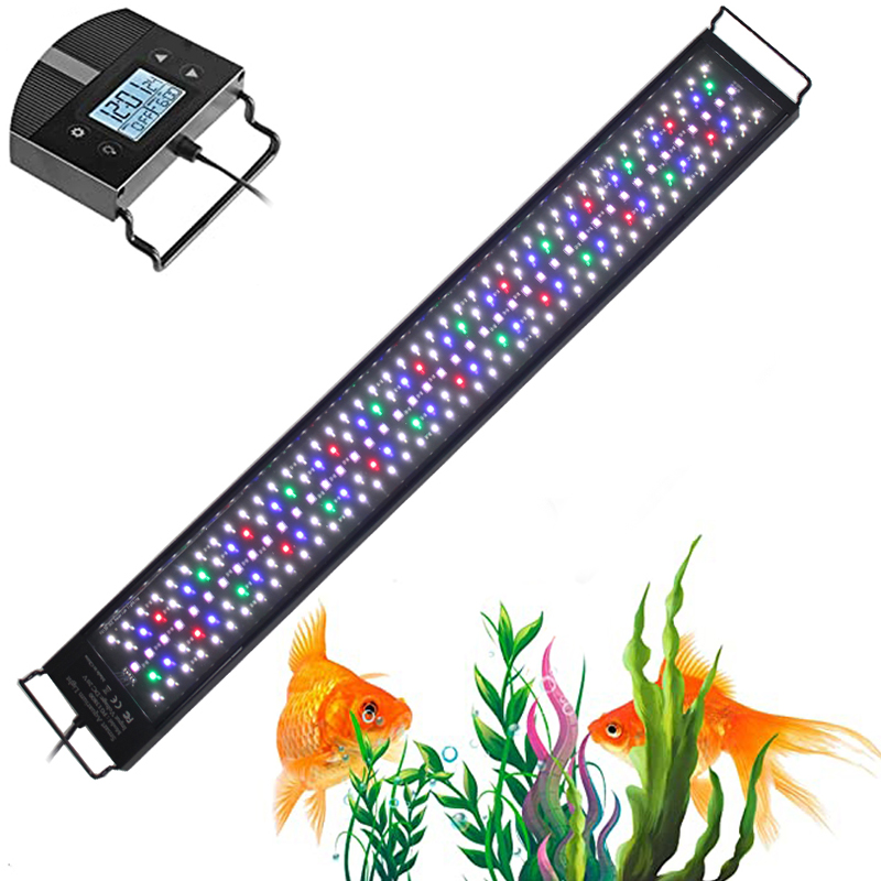 Led Planted Tank Light - Programmierbares 8-Farben-LED-Aquariumlicht mit automatischem Ein- und