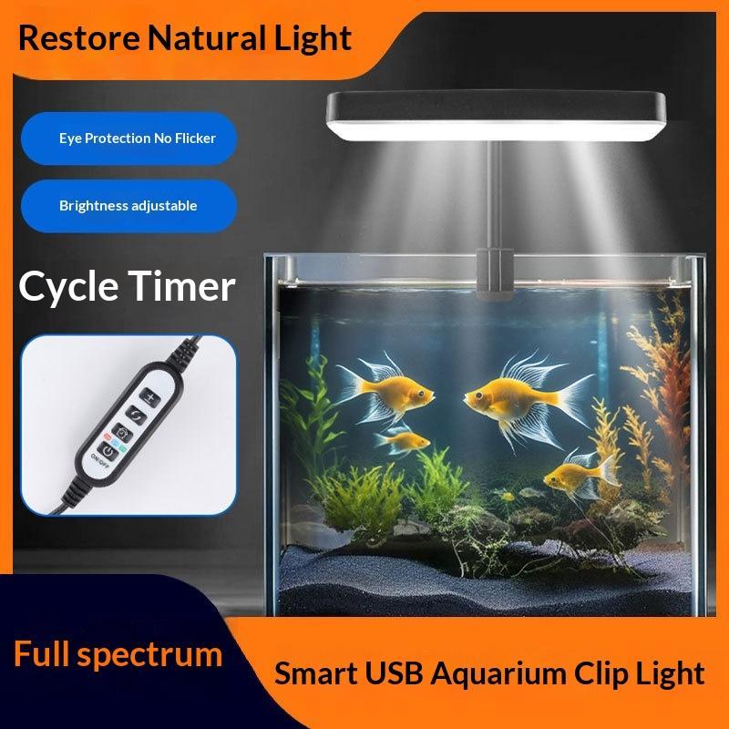 Aquarium Plant - Vollspektrum LED-Aquariumbeleuchtung 360 Grad Einstellbar mit
