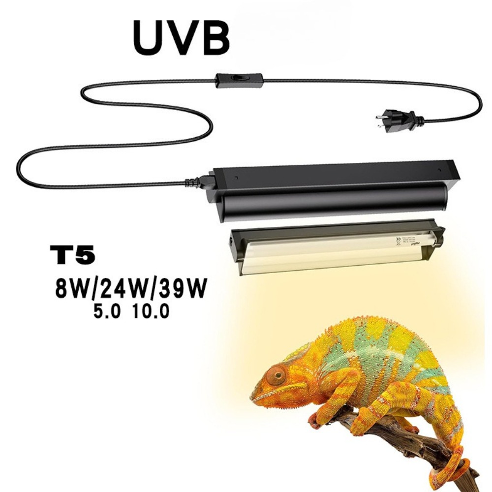 Led Planted Tank Light - Pflanzte und Reptilien-Terrarium-LED-Beleuchtung, 24 W UVA-UVB-Lampe,