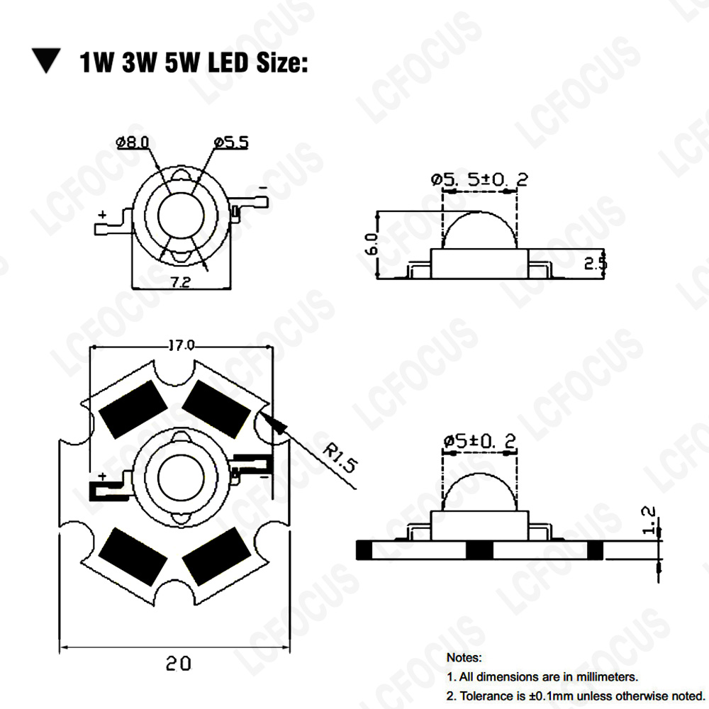 10 Stück 1W 3W 5W LED-Chip war – Aquarium Planet Bewertung und Preis