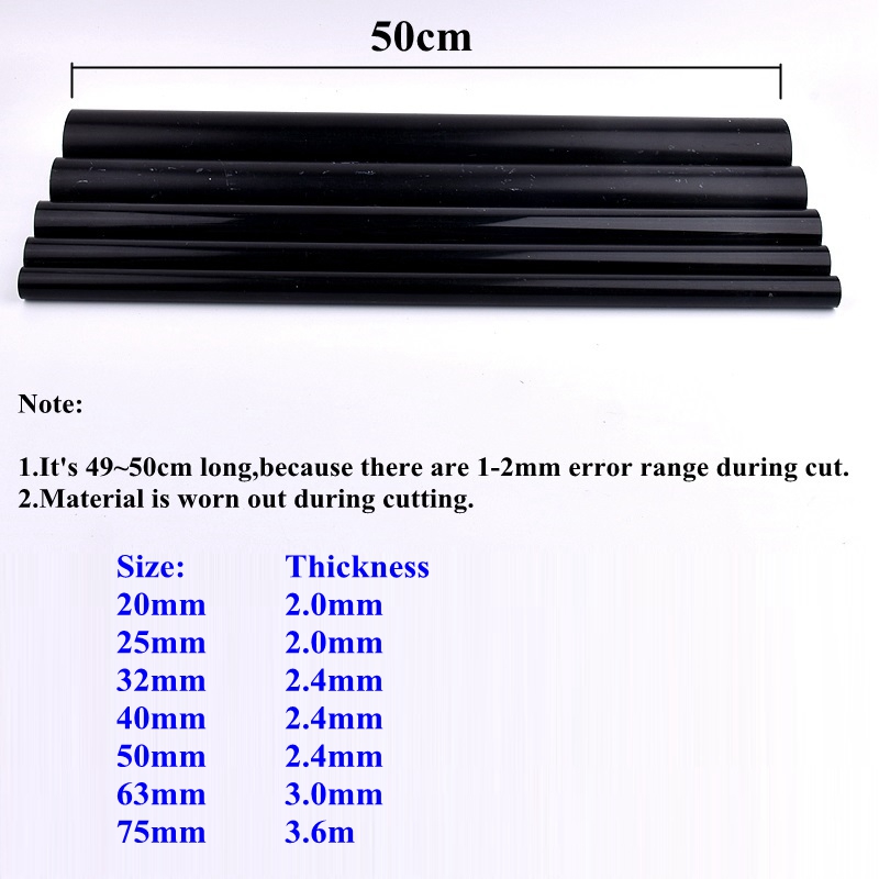 2 stücke 20 ~ 75mm Schwarz PVC – Planted Aquarium Hard Water Bewertung und Preis