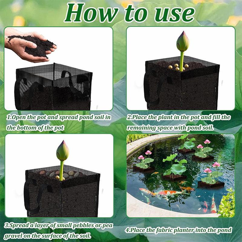 4 Stück schwarze Mesh-Teichpfl – Aquarium Plant Bewertung und Preis