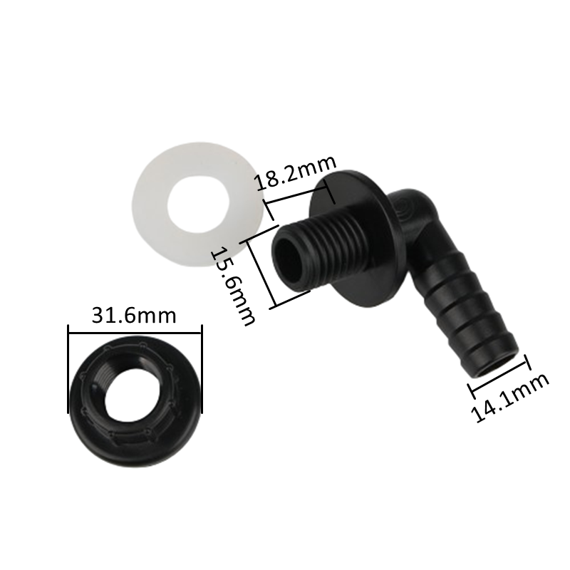 Kunststoff 3/8 Zoll Gewinde au – Aquarium Planet Bewertung und Preis